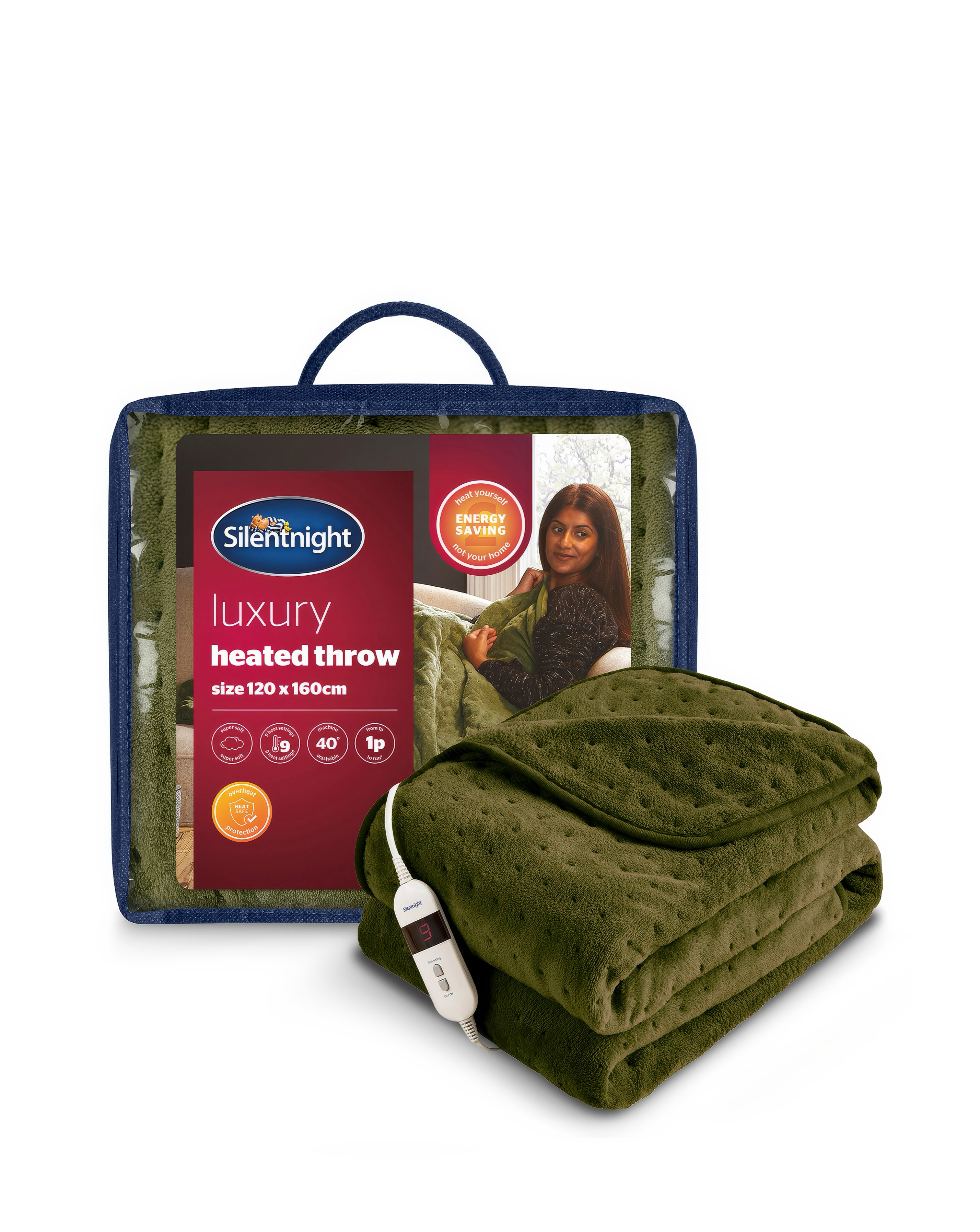 Silentnight Luxury Heated Throw