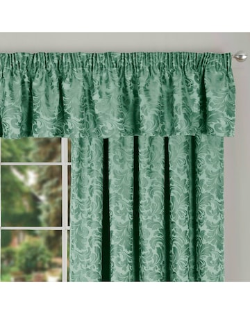Buckingham Jacquard Light Filtering Pencil Pleat Lined Curtains