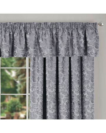 Buckingham Jacquard Light Filtering Pencil Pleat Lined Curtains