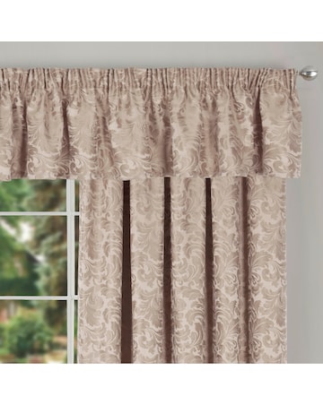 Buckingham Jacquard Light Filtering Pencil Pleat Lined Curtains