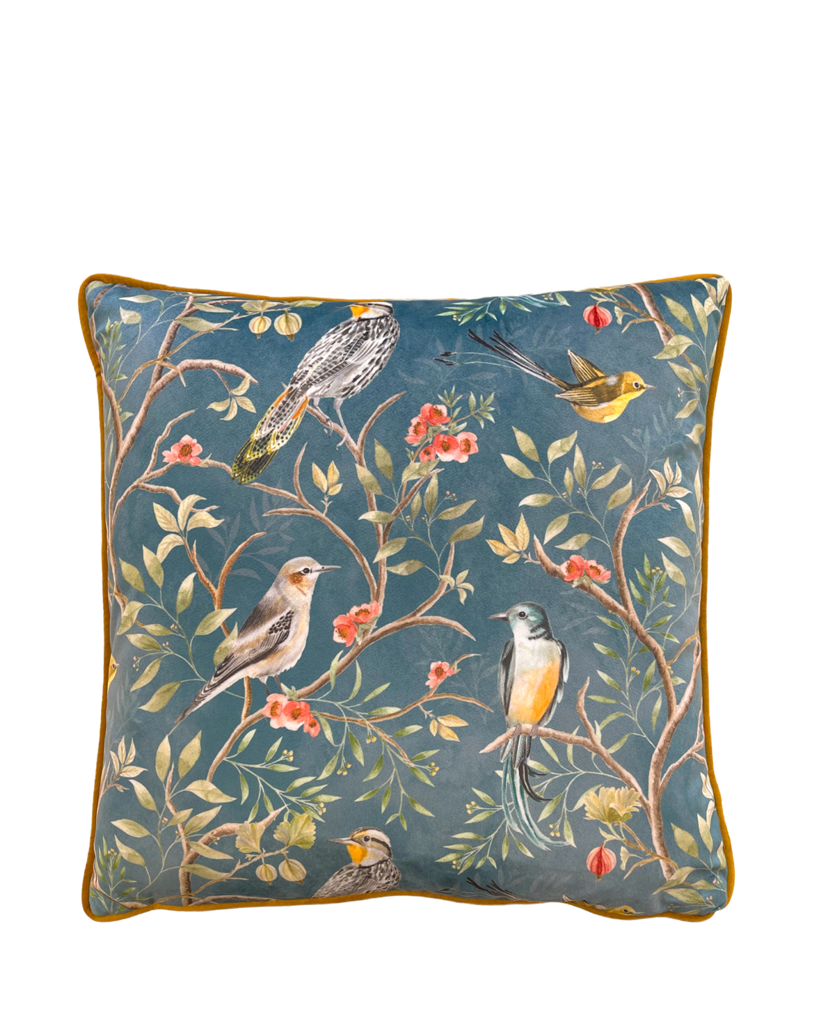 New In - Wylder Chinoiserie Birds Cushion Cover