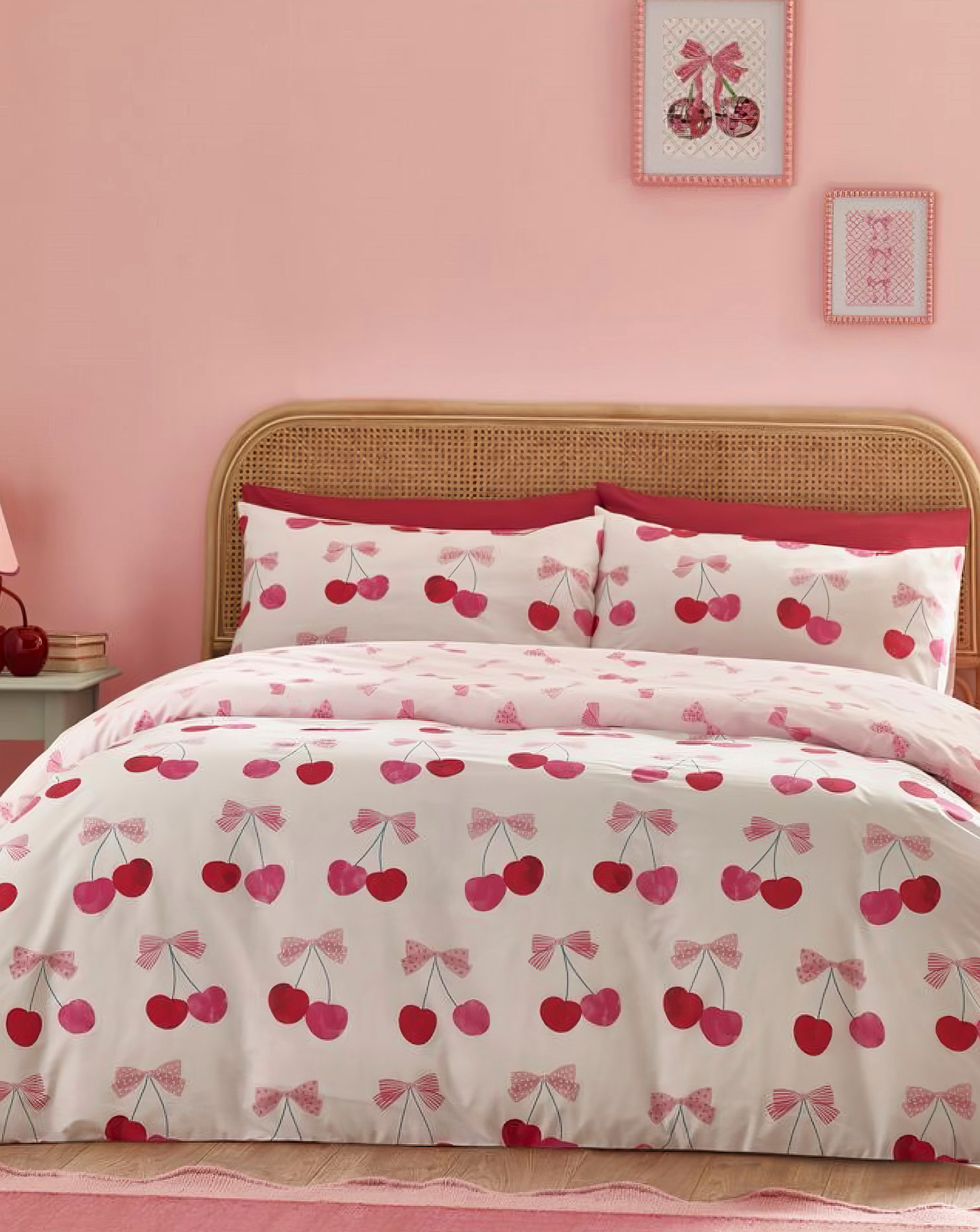 Catherine Lansfield Cherries Duvet Set