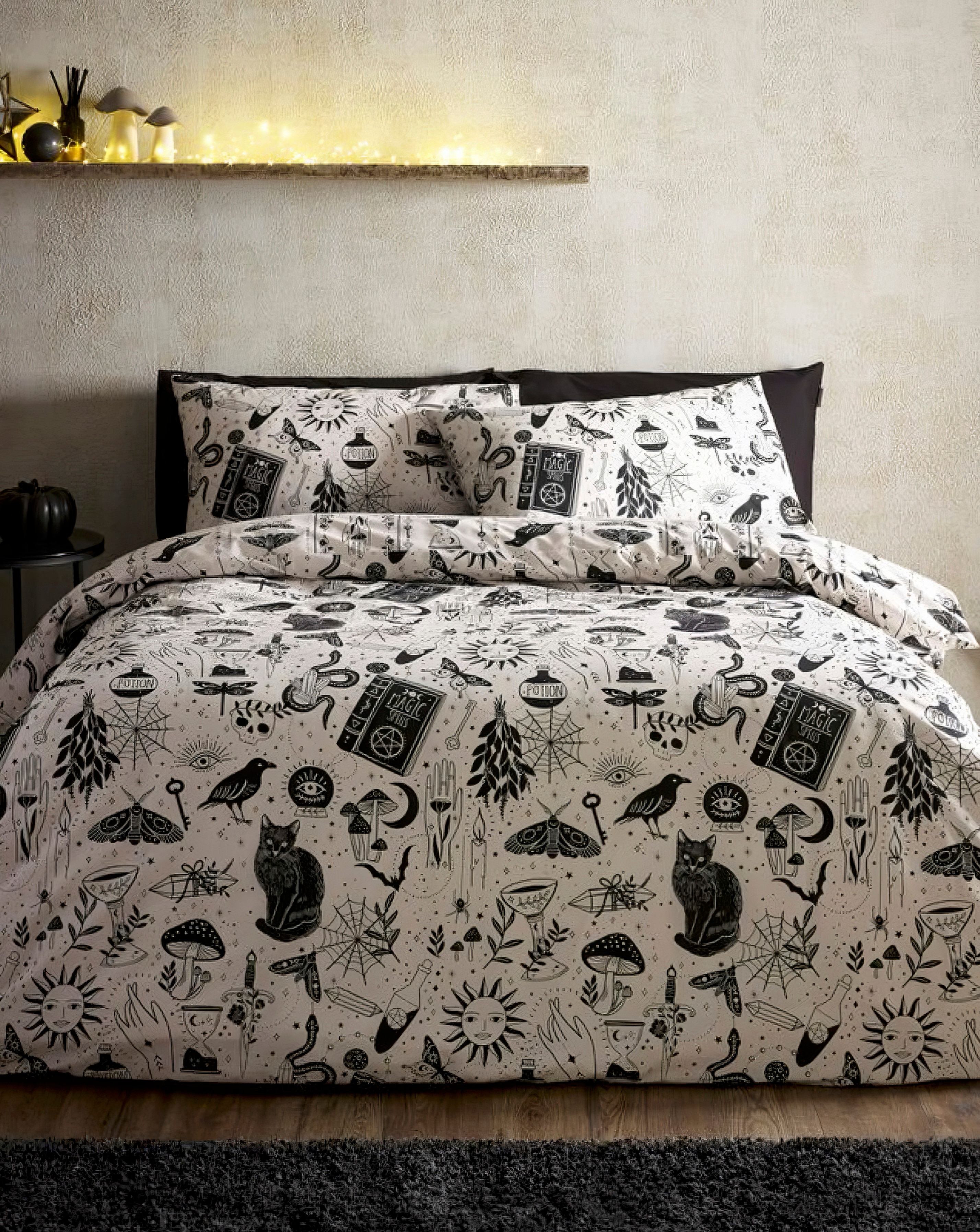 Catherine Lansfield Witchcraft Duvet Set