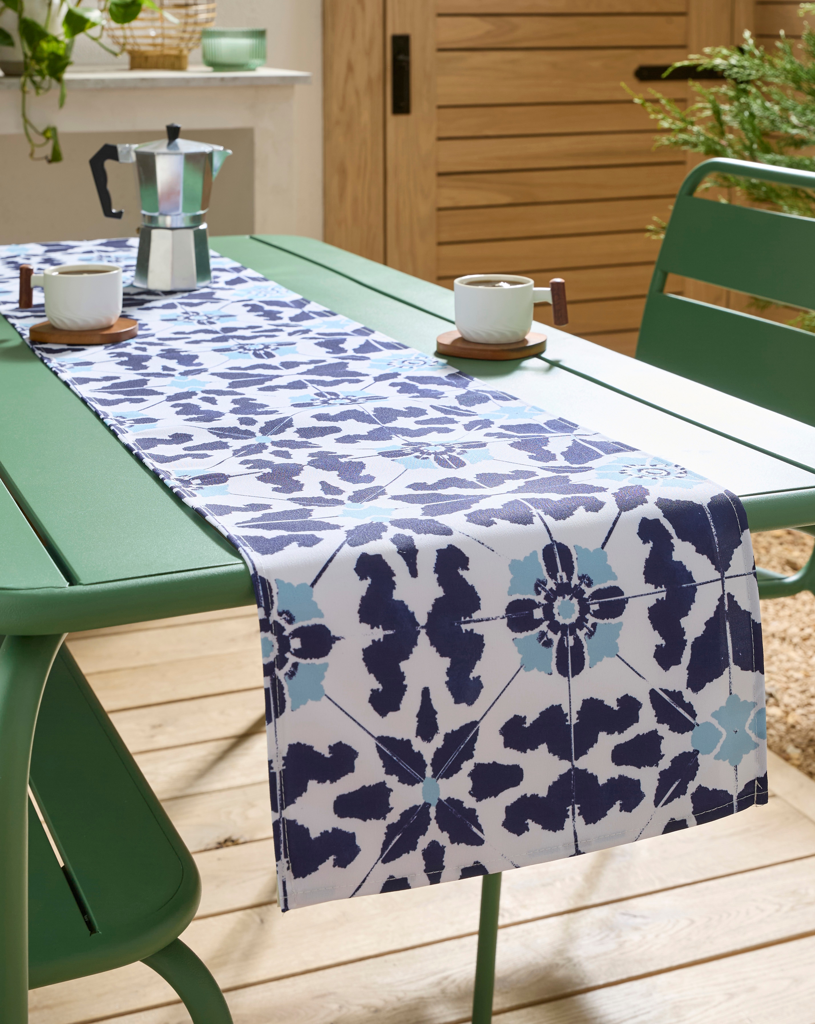New In - Tile Print Wipe Clean Table Runner
