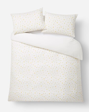 Daisy Floral Textured Cotton Duvet Cover Set