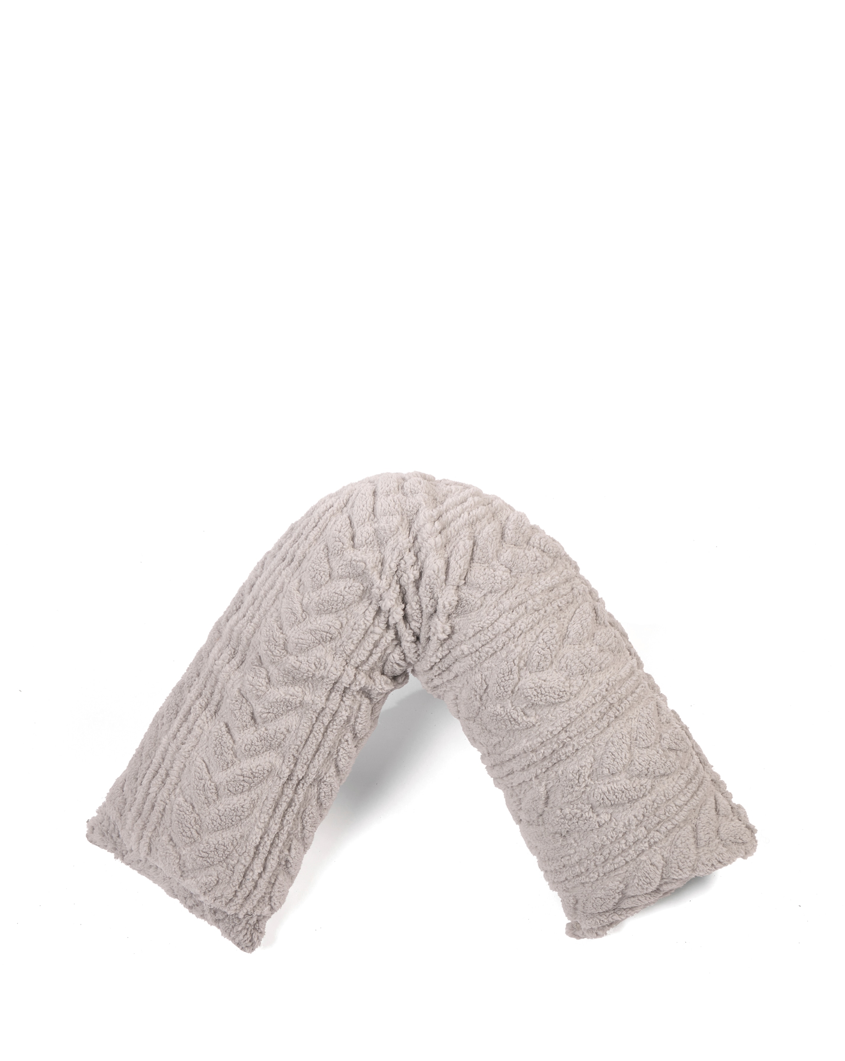 Hugglenad Cable Knit V-Shaped Cushion