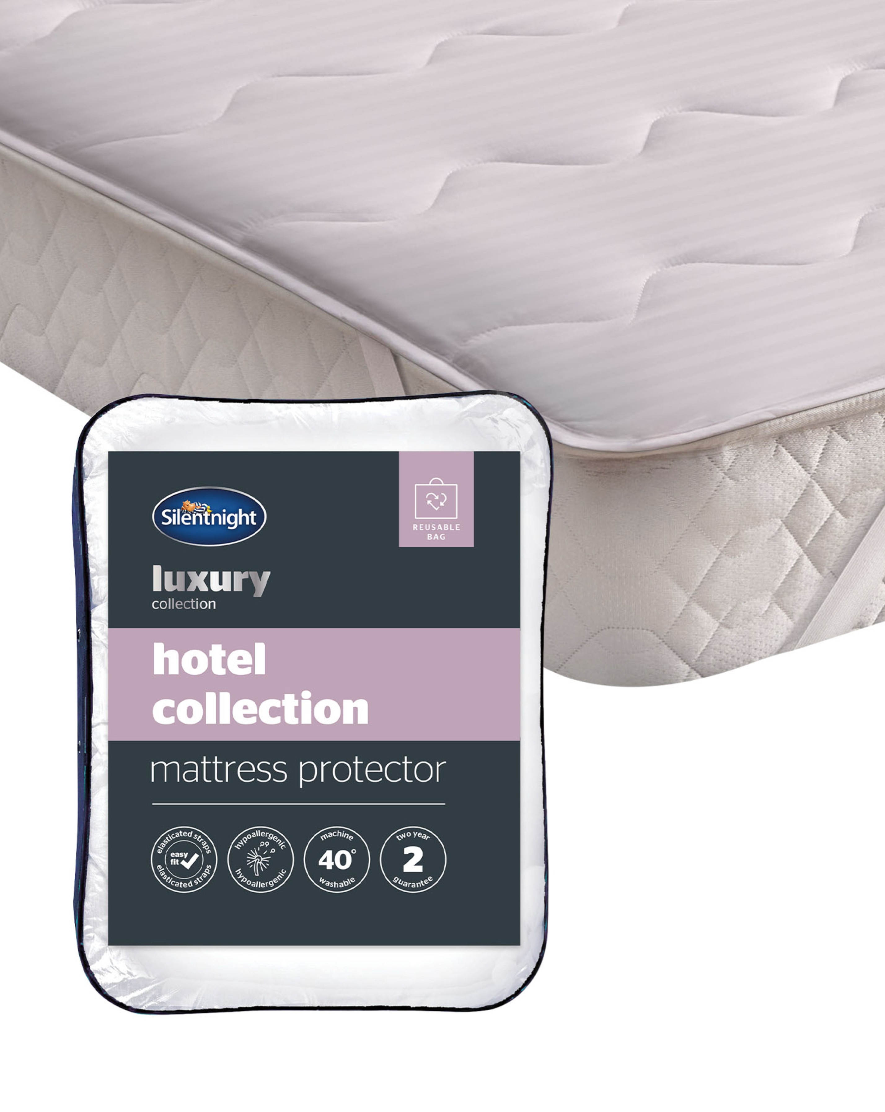 New In - Silentnight Hotel Mattress Protector