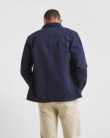 Double Pocket Popper Over Shirt