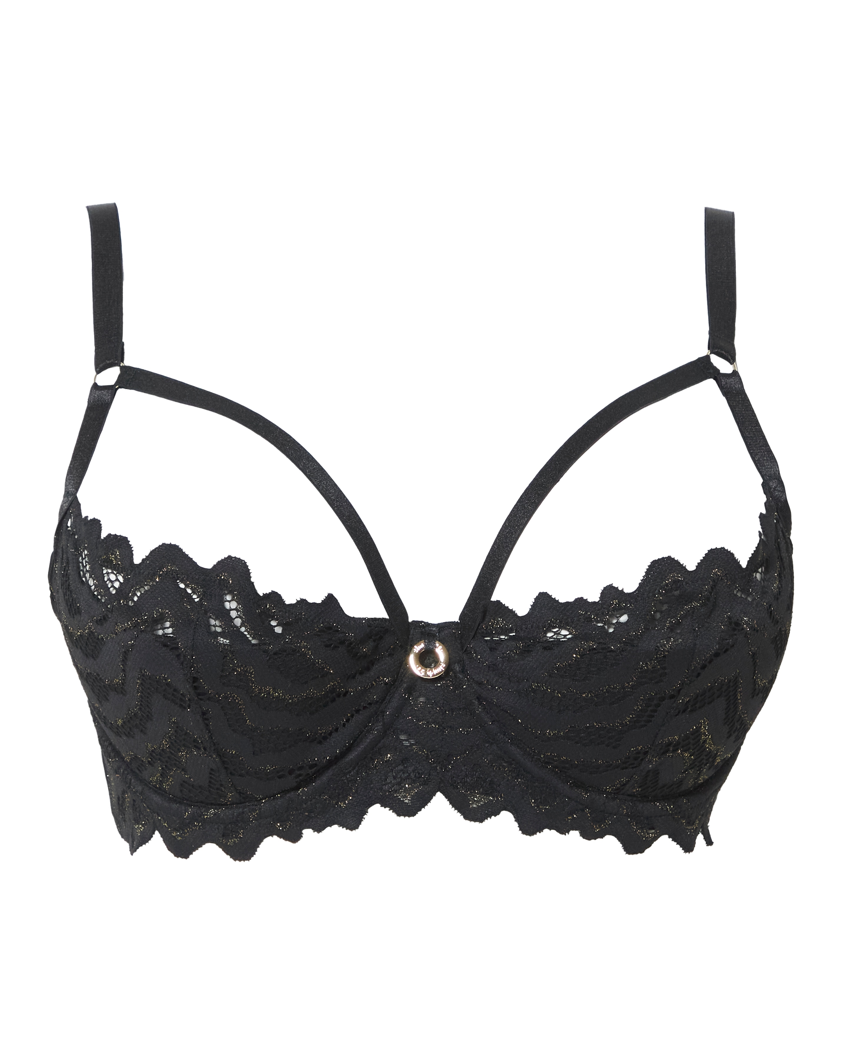 Zebra Lace Underwire Balcony Bra