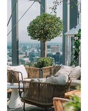 20 Stories Rooftop Restaurant Three Course Lunch for Two E-Voucher