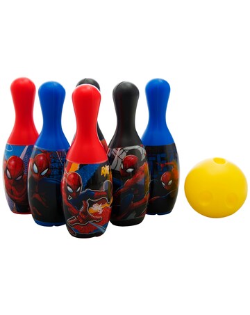 Spiderman Evergreen Bowling Set Includes Pins And Ball