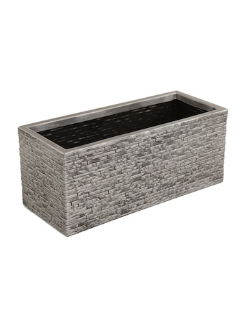 Charles Bentley Slate Pewter Trough Planter