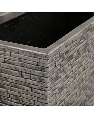 Charles Bentley Slate Pewter Trough Planter