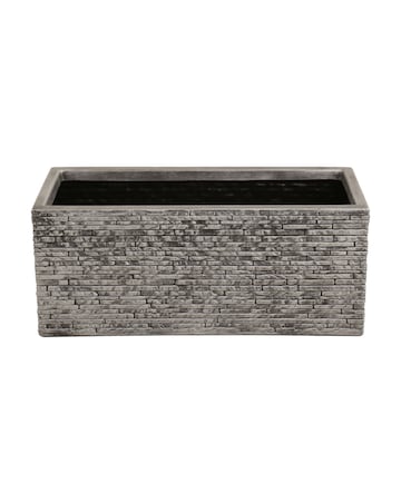 Charles Bentley Slate Pewter Trough Planter