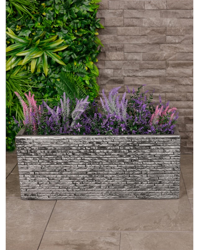 Charles Bentley Slate Pewter Trough Planter
