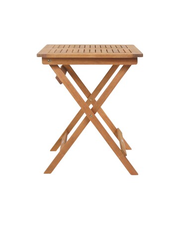 Charles Bentley Wooden Square Folding Bistro Table