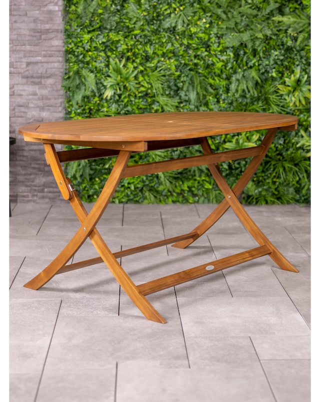 Charles Bentley Folding Table, 6 Seater