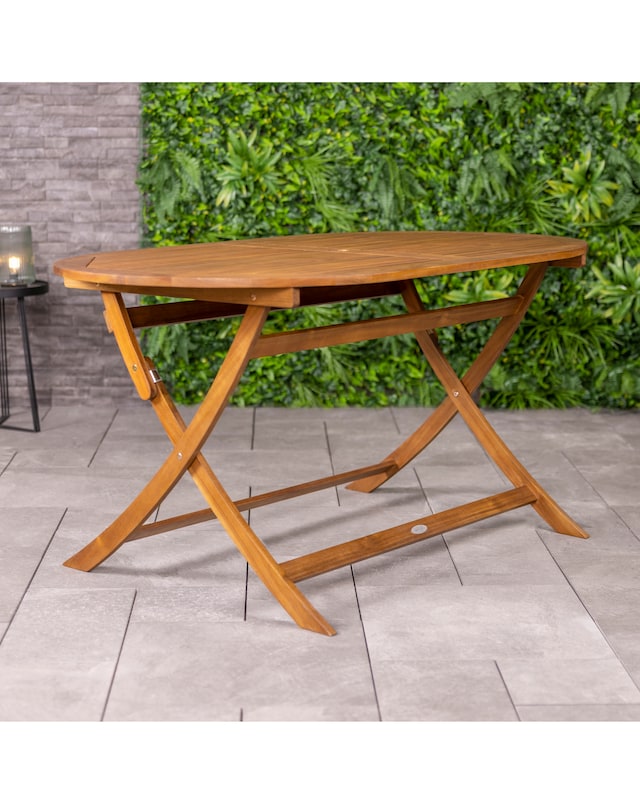 Charles Bentley Folding Table, 6 Seater