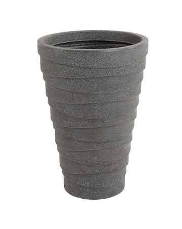 Charles Bentley Trojan Charcoal Pot Planters - Set of 2