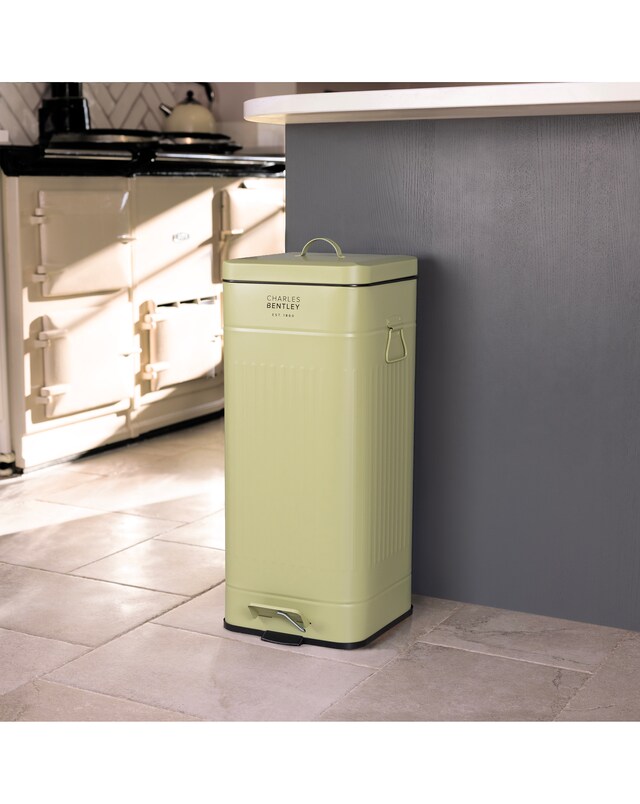 New In - Charles Bentley 30L Square Kitchen Bin