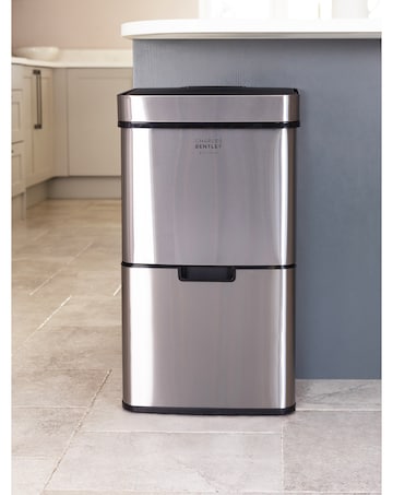 Charles Bentley Triple Compartment 62L Sensor Bin