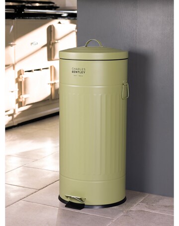 30L Retro Kitchen Pedal Bin