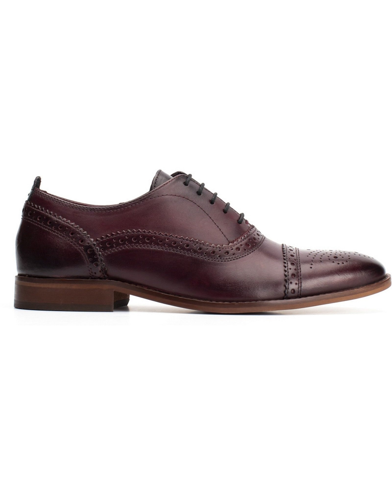 Base London Cast Washed Brogue Shoe