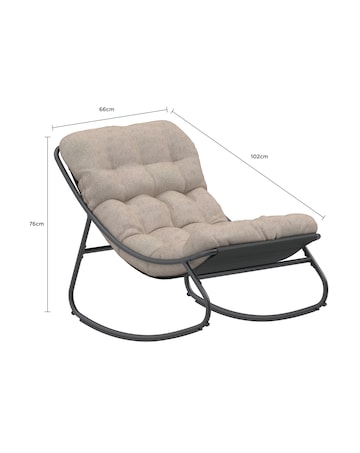 Charles Bentley Porto Relaxing Rocking Chair