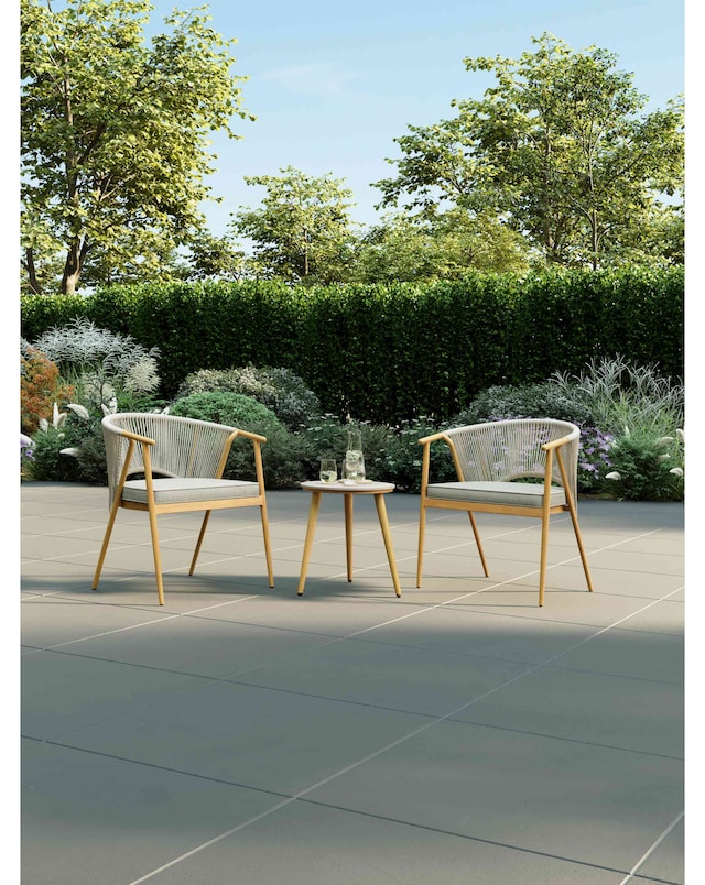 Charles Bentley Almada Rope Weave Bistro Set