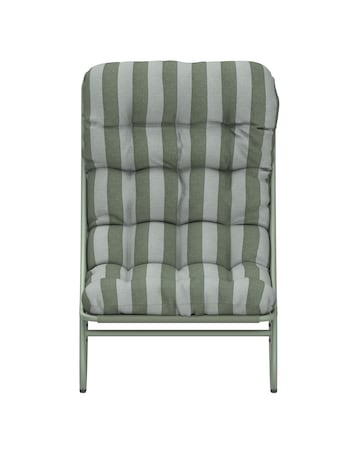 Charles Bentley Porto Relaxing Green Stripe Rocking Chair