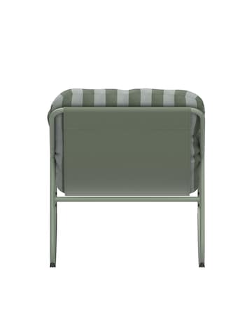 Charles Bentley Porto Relaxing Green Stripe Rocking Chair