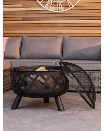 Charles Bentley Snug Salvador Round Fire Pit