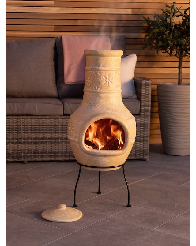 Charles Bentley Snug Valencia Clay Chiminea