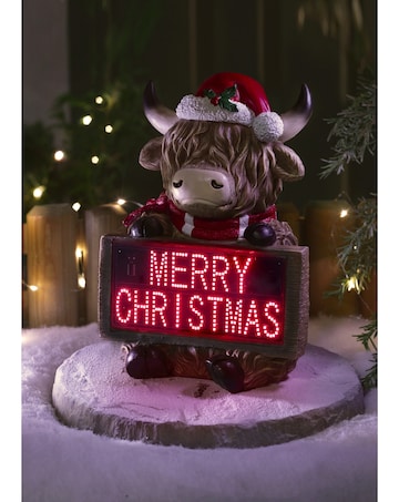 Highland Cow Merry Christmas