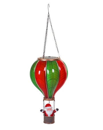 Santa Flaming Balloon - XL