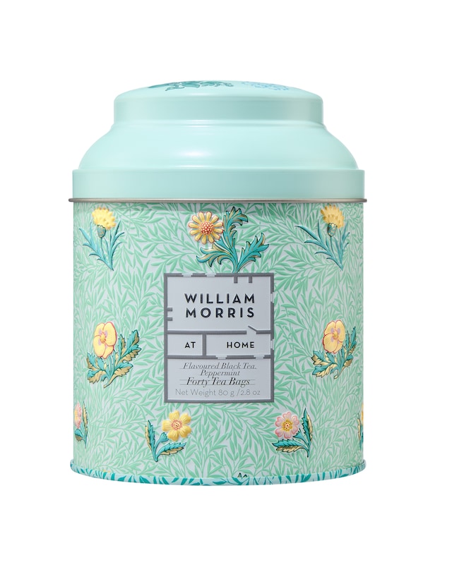 William Morris At Home Tea Collection Flavoured Black Tea Peppermint Bags