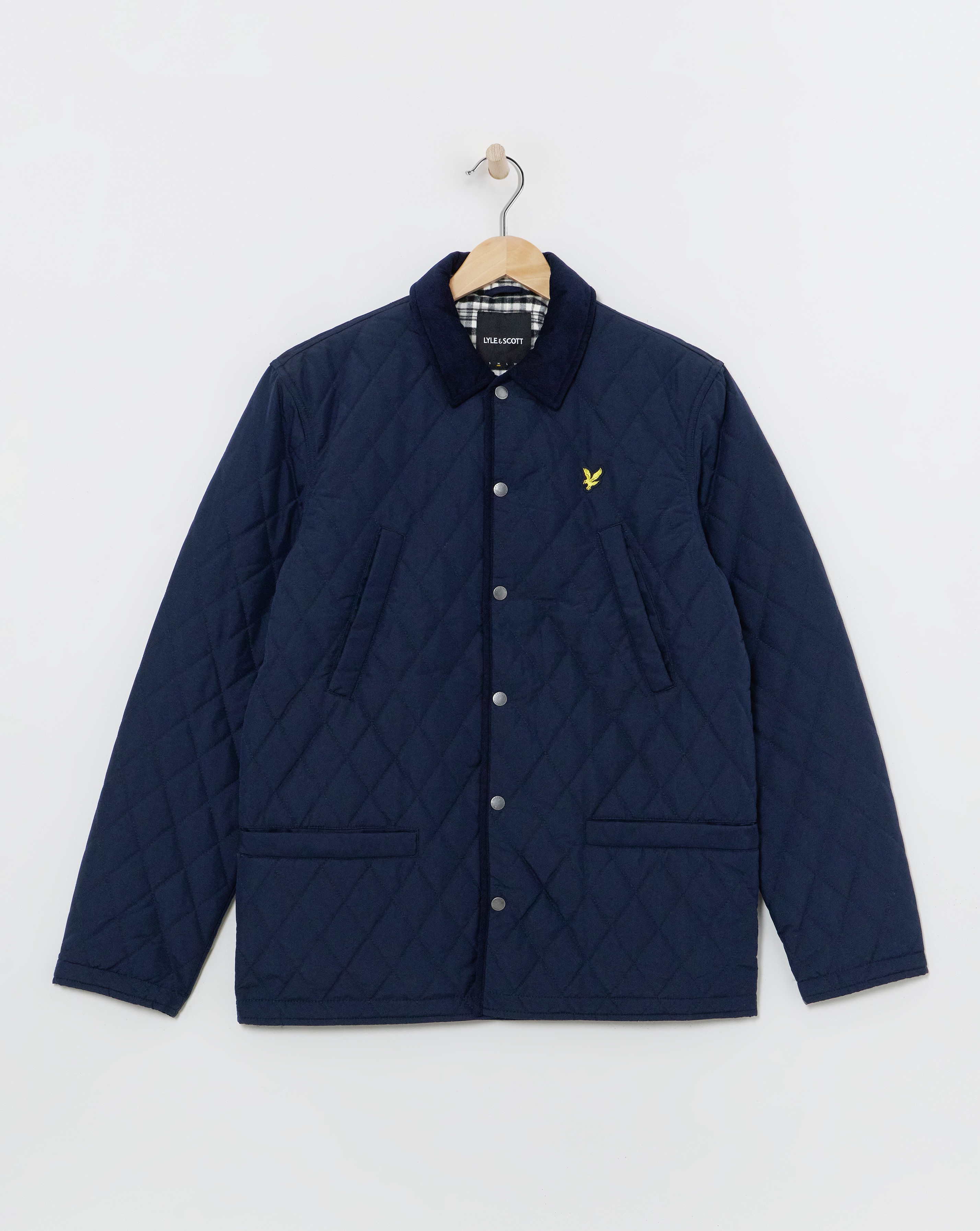 Lyle & Scott Navy Quilted Jacket