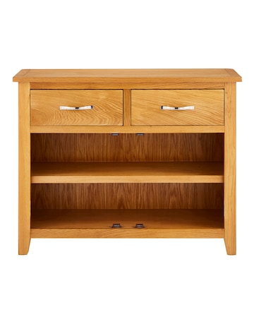 Norfolk Oak and Oak Veneer 2 Door 2 Drawer Sideboard