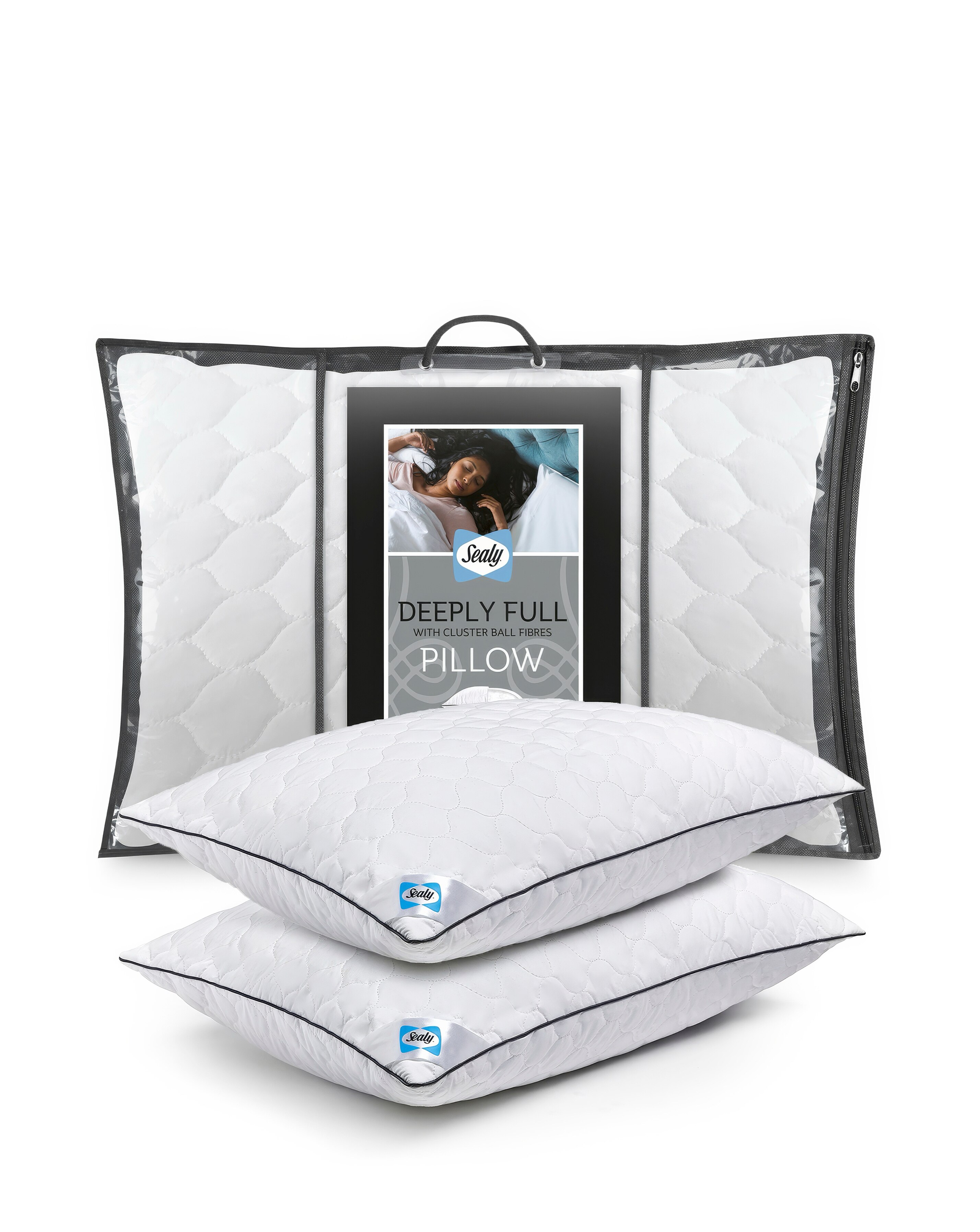 Sealy Deeply Full Pack of 2 Pillows