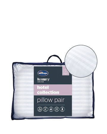 Silentnight Hotel Collection Piped Pack of 2 Pillows