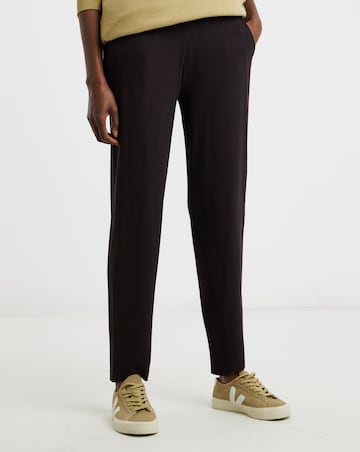 Jersey Tapered Leg Trousers