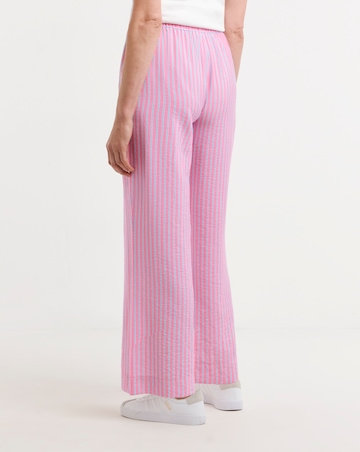 Stripe Wide Leg Trouser