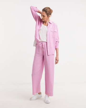 Stripe Wide Leg Trouser