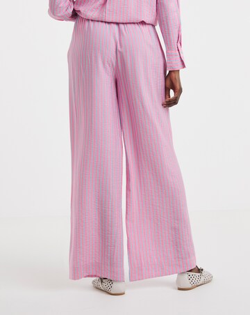 Stripe Wide Leg Trouser