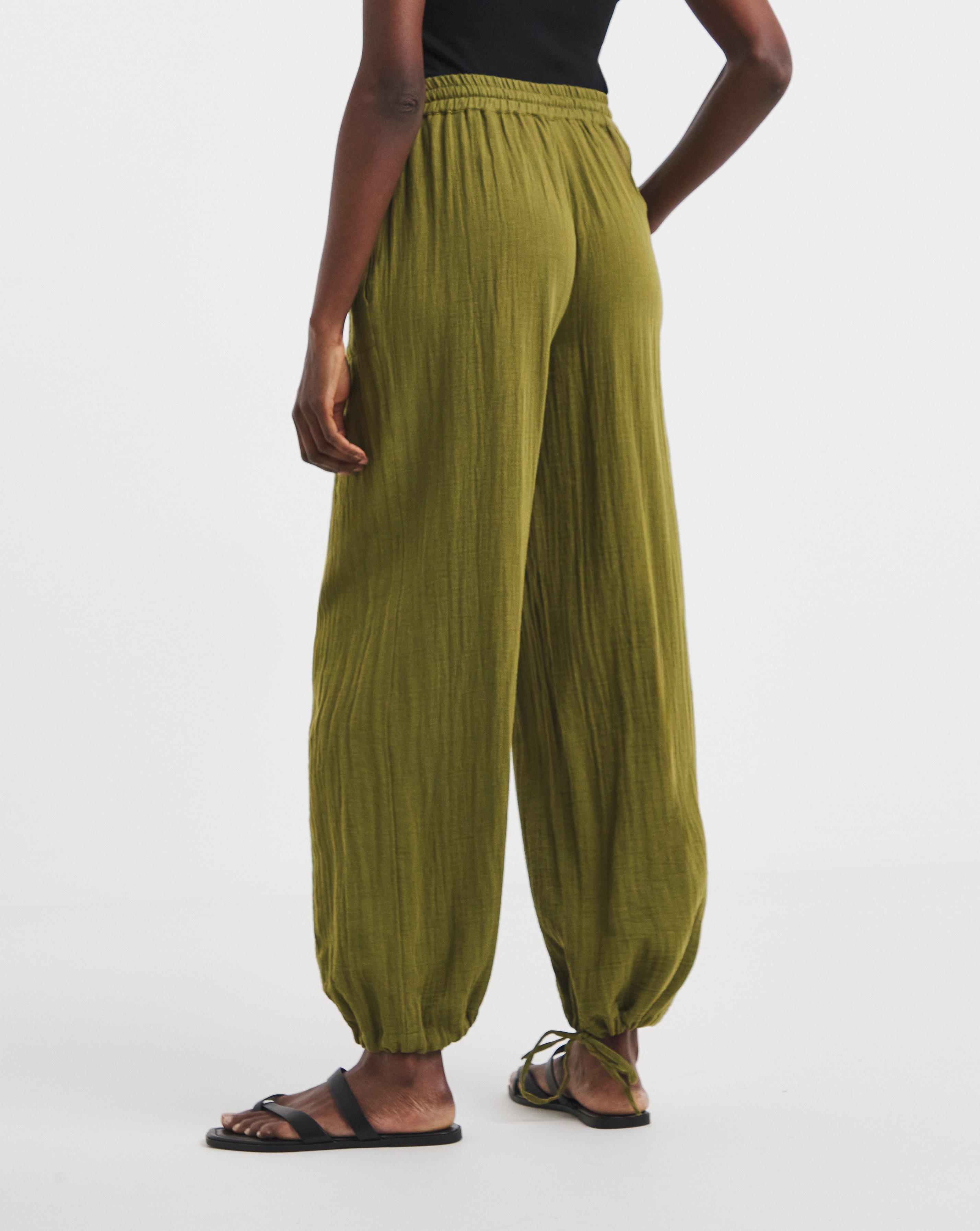 Cotton Cheesecloth Balloon Trousers | JD Williams Cotton Cheesecloth Balloon Trousers | JD Williams