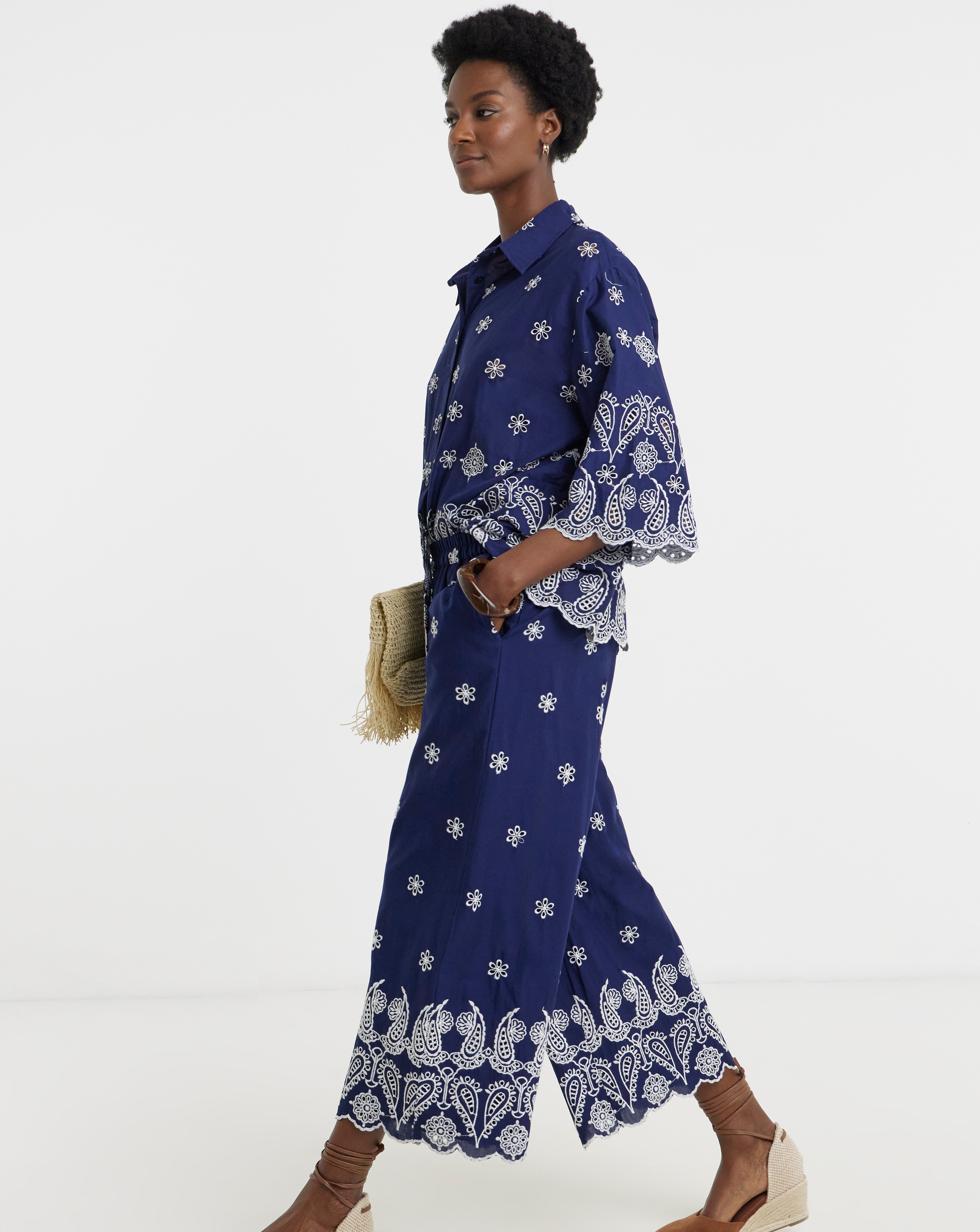 New In - Embroidered Trouser