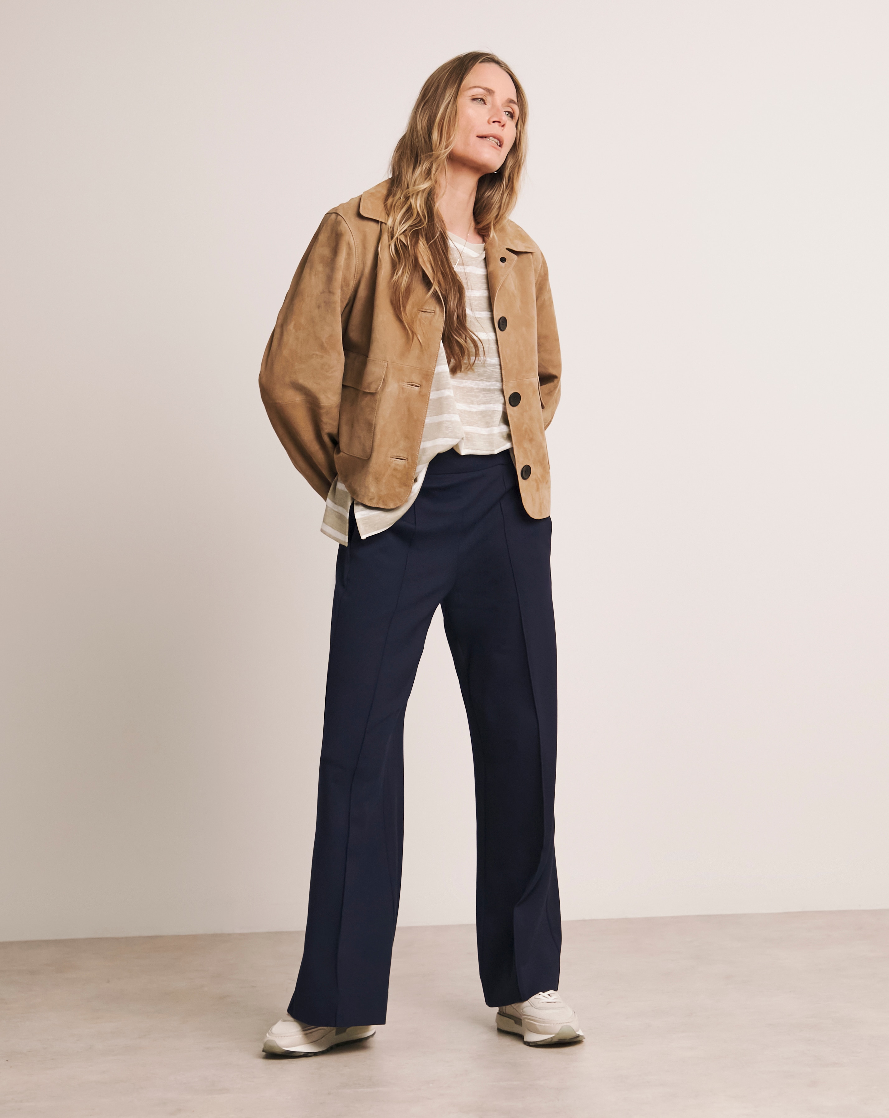 Anthology Ponte Pull On Wide Leg Trouser