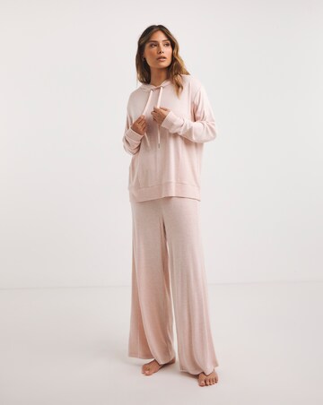 Pretty Secrets Supersoft Hoodie And Wide Leg Lounge Set