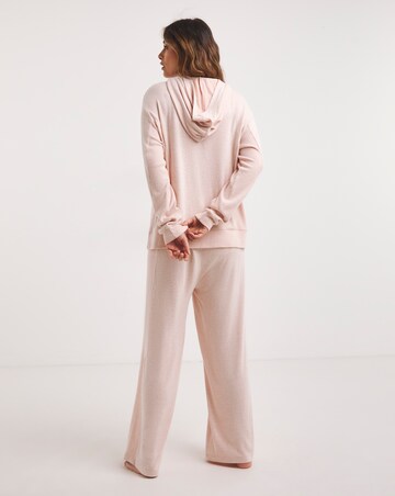 Pretty Secrets Supersoft Hoodie And Wide Leg Lounge Set