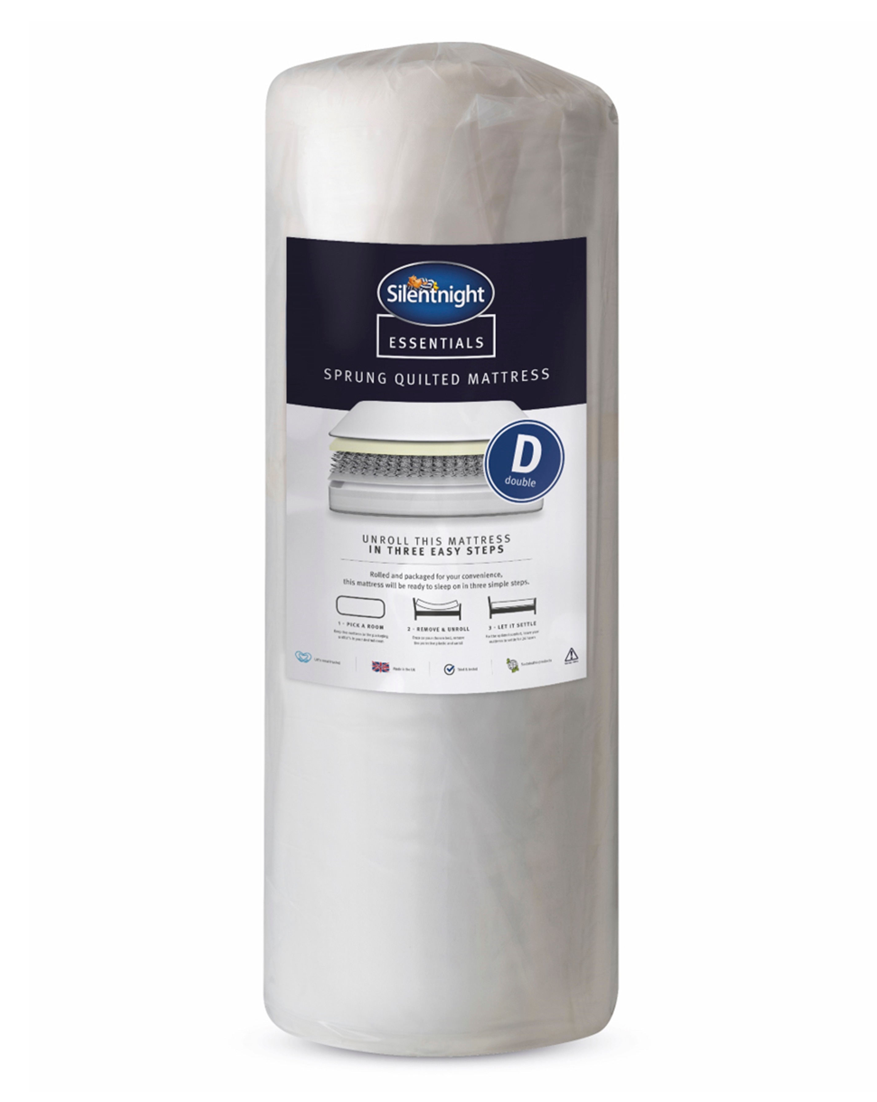 Silentnight Open Coil Rolled Mattress